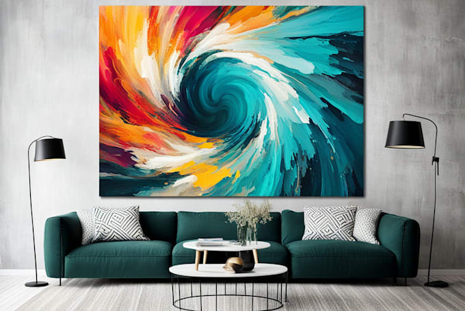 Gig Preview - Create digital abstract art for your wall art