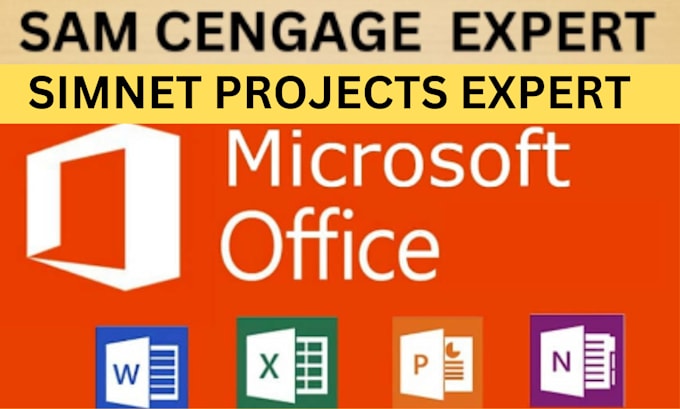 Gig Preview - Do simnet ms office sam cengage ms word excel ms excel access projects correctly