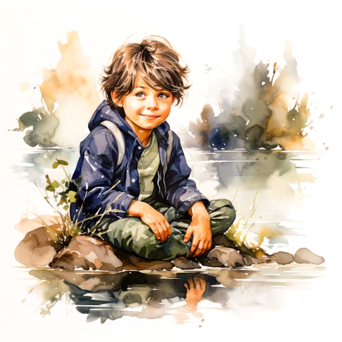 Gig Preview - Illustrate children story book illustration watercolor