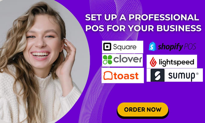 Gig Preview - Do square pos, shopify pos, toast pos, clover pos, clover, uber eats, sum