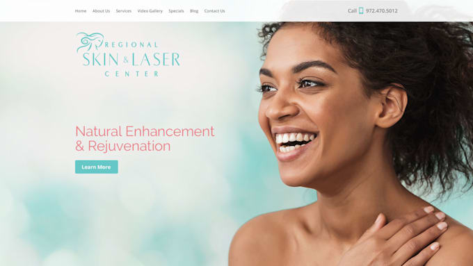 Gig Preview - Design a professional medical spa, healthcare, and aesthetic botox website