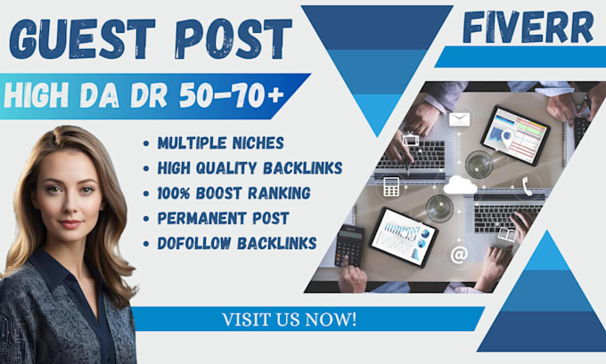 Gig Preview - Do SEO guest posts high quality backlinks with high da