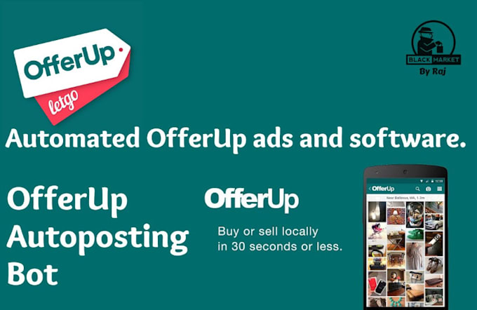 Gig Preview - Boost your offerup sales with our exclusive offerup bot and auto listing bot