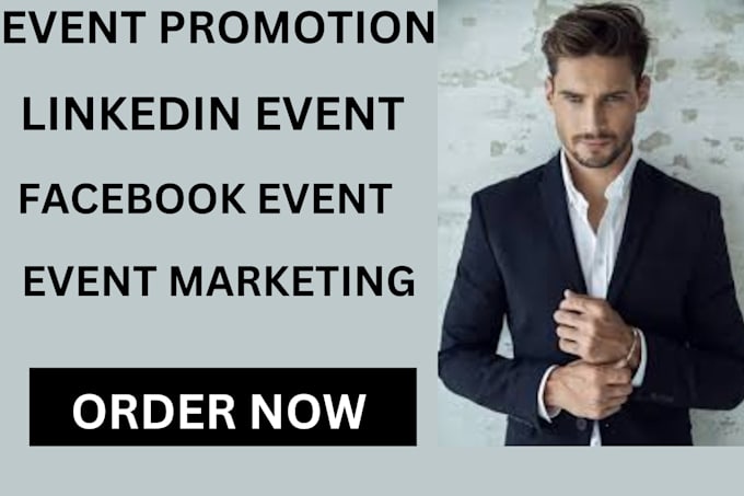 Gig Preview - Do event promotion,linkedin event,facebook event and event marketing