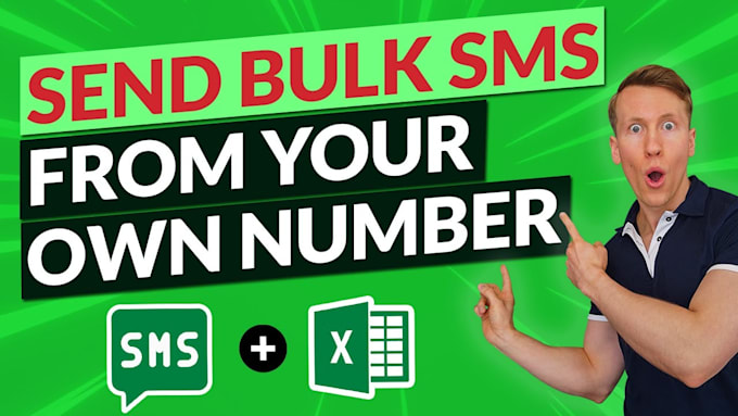 Gig Preview - Send bulk SMS message marketing campaign, bulk email with simple texting twilio