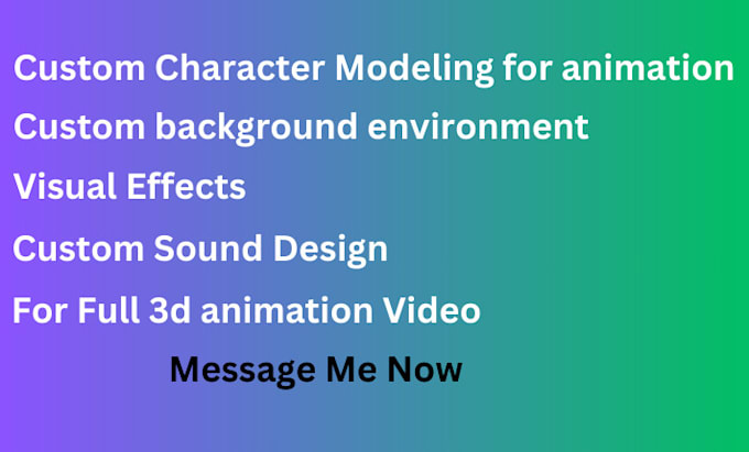 Gig Preview - Animate a short video, create animated cartoon movies, 3d animation maker, cgi