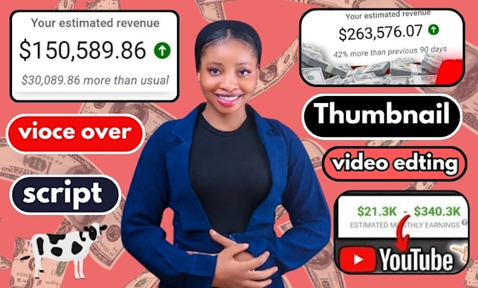 Gig Preview - Do automated cash cow videos, cash cow youtube, cash cow channel, cash cow short