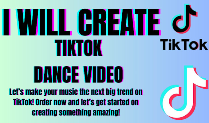 Gig Preview - Create amazing tiktok dance video to your music and go viral