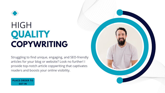 Gig Preview - Deliver high quality article copywriting that captures readers