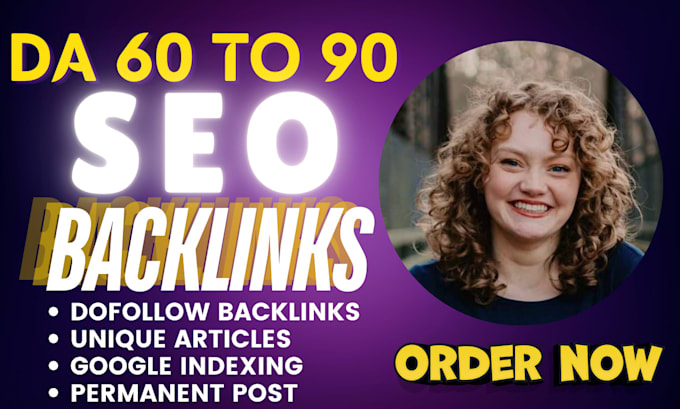 Gig Preview - Create excellent da 70 tf 25 SEO backlinks