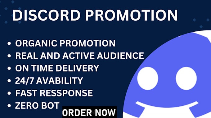 Gig Preview - Discord mass dm, discord promotion, telegram promotion,