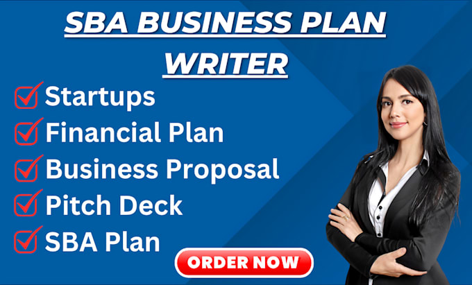 Gig Preview - Write sba business plan, investor ready business plan, business plan writer