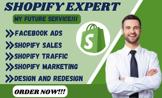 Gig Preview - Boost shopify sales, shopify marketing, shopify facebook ads, google ads