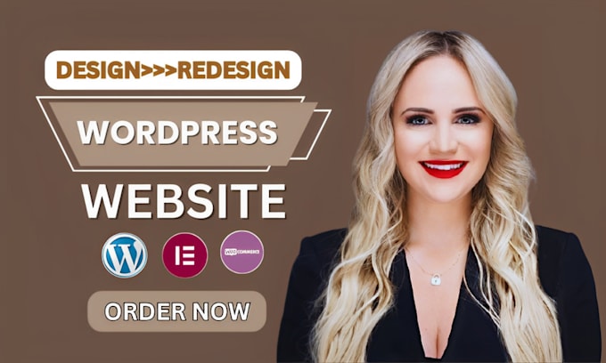 Gig Preview - Design responsive wordpress website blog and ecommerce wordpress website design