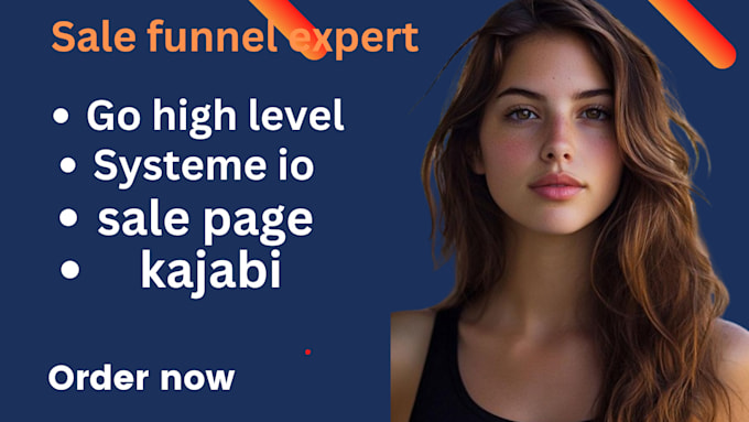 Gig Preview - Build clickfunnel sales funnel kajabi system io   landing page