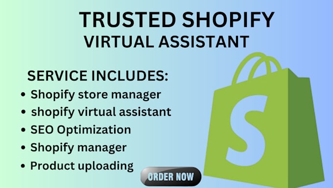 Gig Preview - Be your trusted shopify virtual assistant store manager shopify marketing cro UK