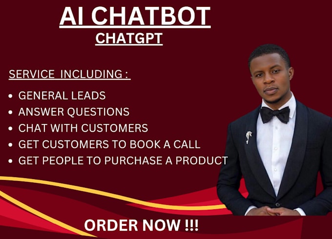 Gig Preview - Create ai chatbot for your business using chatgpt