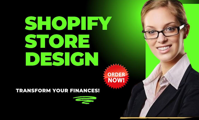 Gig Preview - Shopify store design shopify website, create shopify dropshipping store redesign