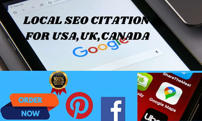 Gig Preview - Create USA, UK, canada local citations local SEO google maps