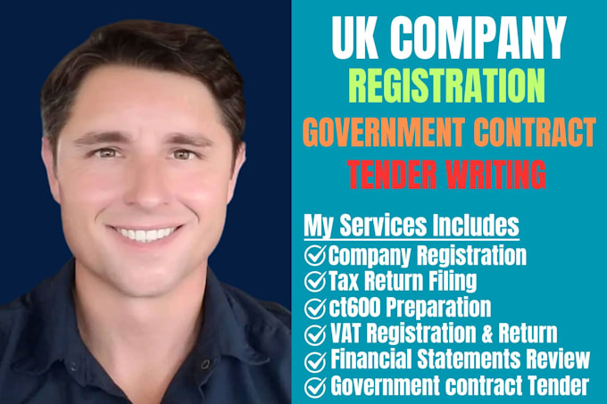 Bestseller - do UK company registration and respond to UK tender to win government contract