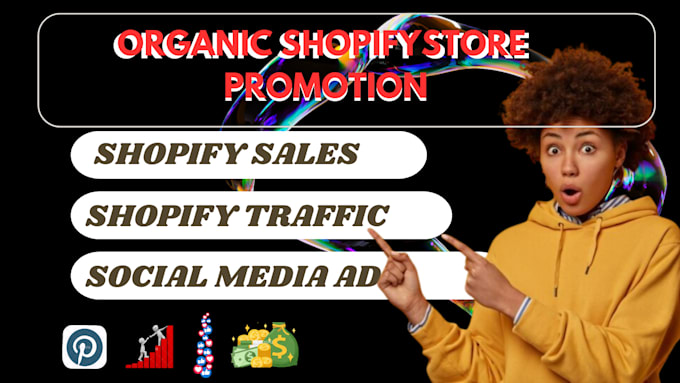 Gig Preview - Do shopify marketing to boost shopify sales shopify promotion shopify seo