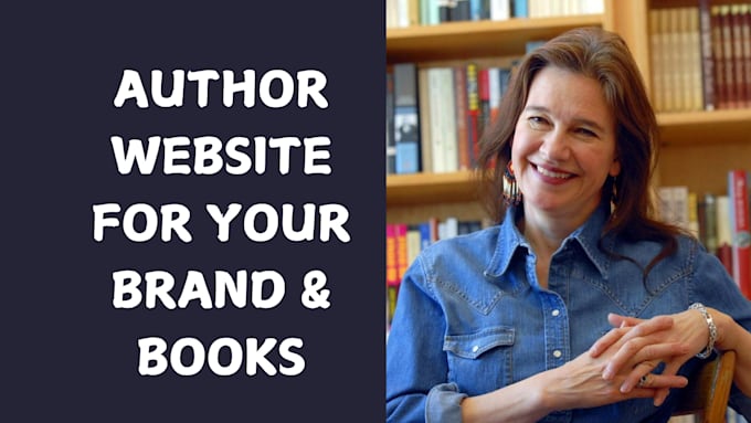 Gig Preview - Build a branded book author website ebook landing page