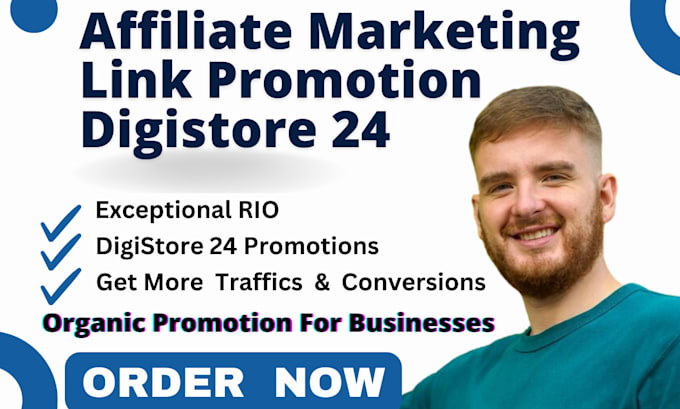 Gig Preview - Organic affiliate marketing, MLM lead generation, and sales funnel clickbank