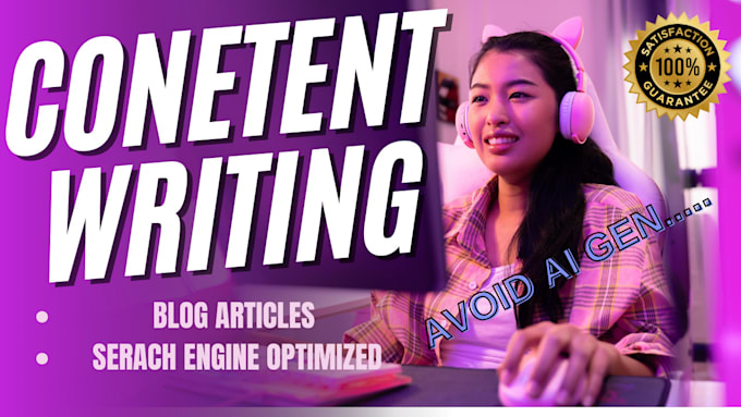 Gig Preview - Write SEO articles and blog content for your website