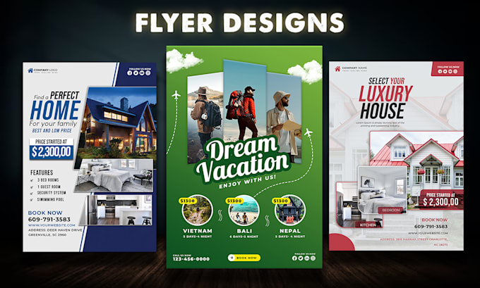 Bestseller - create beautiful flyers posters and brochures