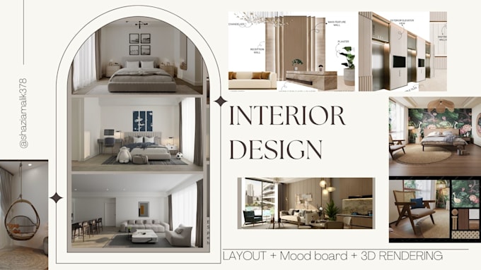 Gig Preview - Provide expert interior design services for your bedroom