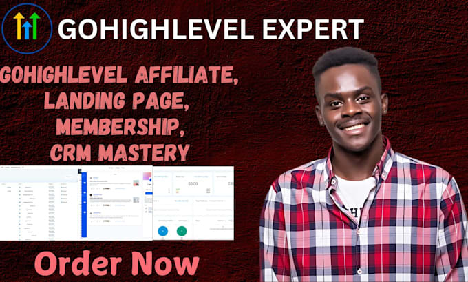 Gig Preview - Setup high level affiliate landing page, membership funnel, and online course