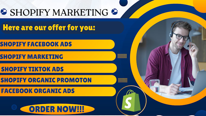 Bestseller - do organic shopify facebook tiktok ads for shopify marketing