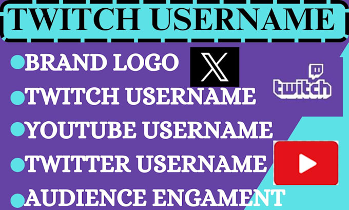 Gig Preview - Look for rare username for your twitch channel and business username