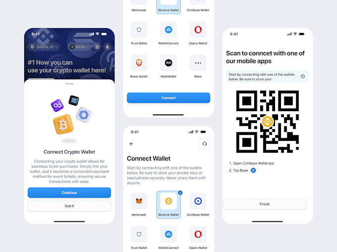 Bestseller - develop crypto wallet app, crypto exchange website