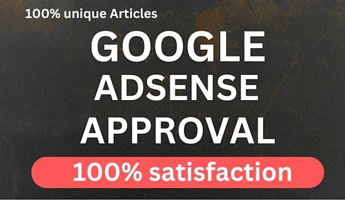 Gig Preview - Design google adsense approval for your niche website adsense approval website