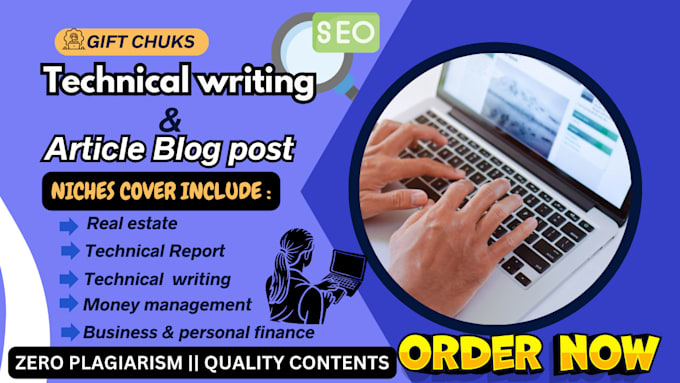 Gig Preview - Be your ebook writer  and article writer for technical topics, ebook ghostwriter