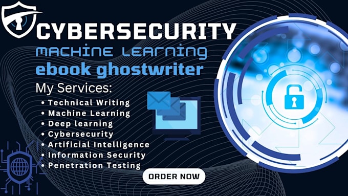 Gig Preview - Ghostwrite cybersecurity ai machine learning data science ebook report writing