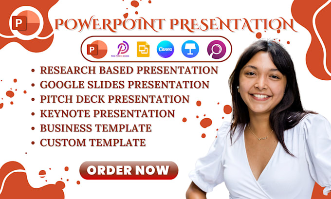 Gig Preview - Design investor pitch deck design powerpoint presentation design google slide