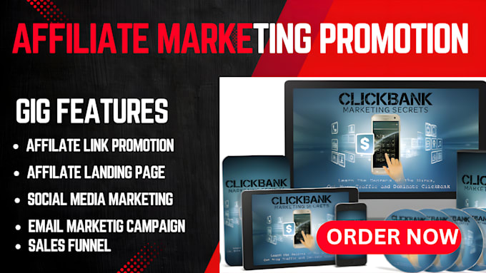 Gig Preview - Clickbank affiliate link promotion, affiliate marketing clickbank link promotion