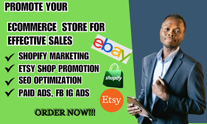 Bestseller - do effective promotion for your shopify etsy ebay or any ecommerce store