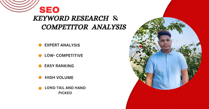 Gig Preview - Do SEO keyword research and competitor analysis for first rank