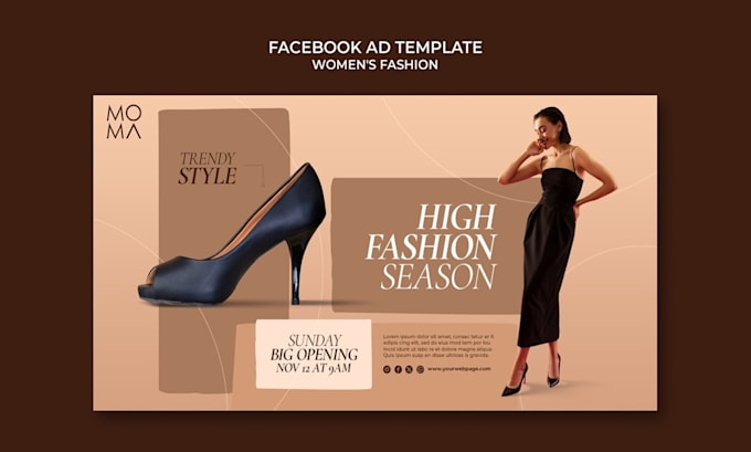 Gig Preview - Do custom footwear and heels website design elevate your brand online style