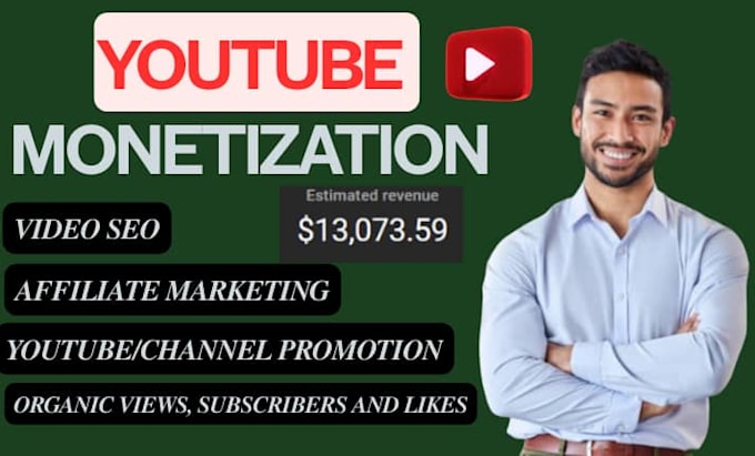 Gig Preview - Boost your youtube channel monetization potential for maximum earnings