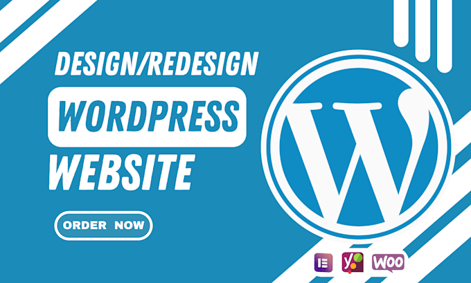 Gig Preview - Design wordpress website, redesign wordpress website, develop wordpress website