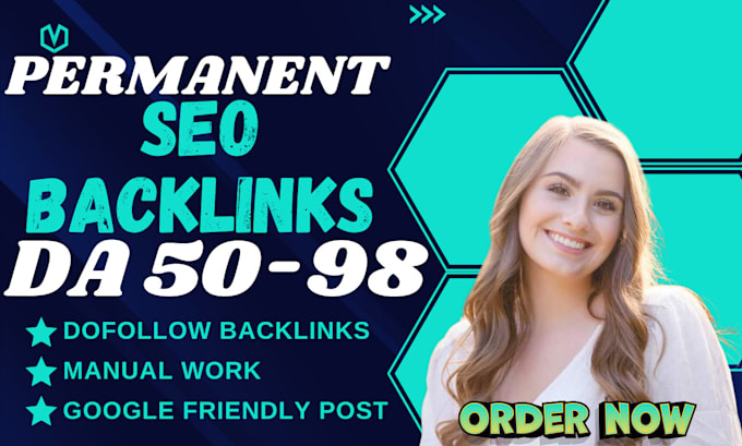 Gig Preview - Create permanent dofollow high da backlinks on unique referring domains