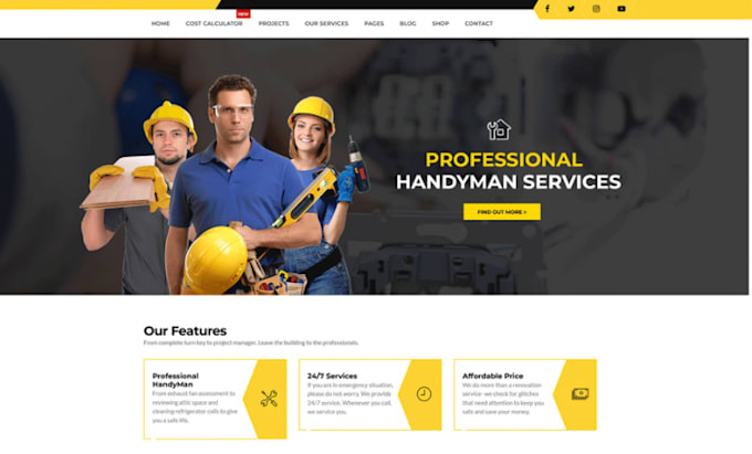 Gig Preview - Write website content for your construction, hvac, plumbing, roofing business