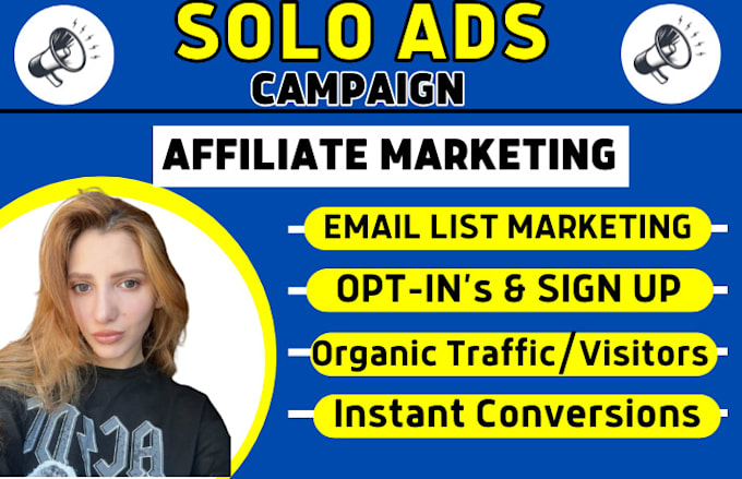 Gig Preview - Blast viral USA solo ads campaign, affiliate link promotion, MLM link promotion