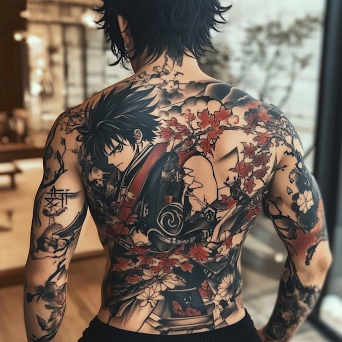 Gig Preview - Make your dream anime, manga tattoo design