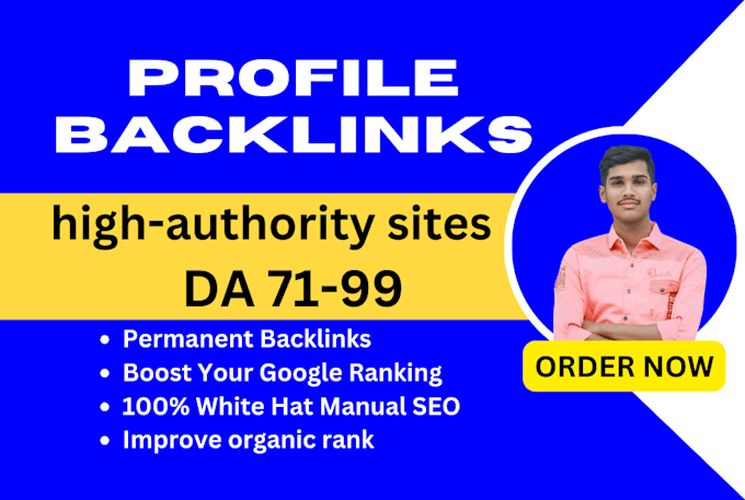 Gig Preview - Create high quality profile links or forum backlinks to increase domain rankings