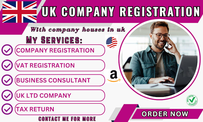 Gig Preview - Handle UK company registration and tax return , ltd company formation